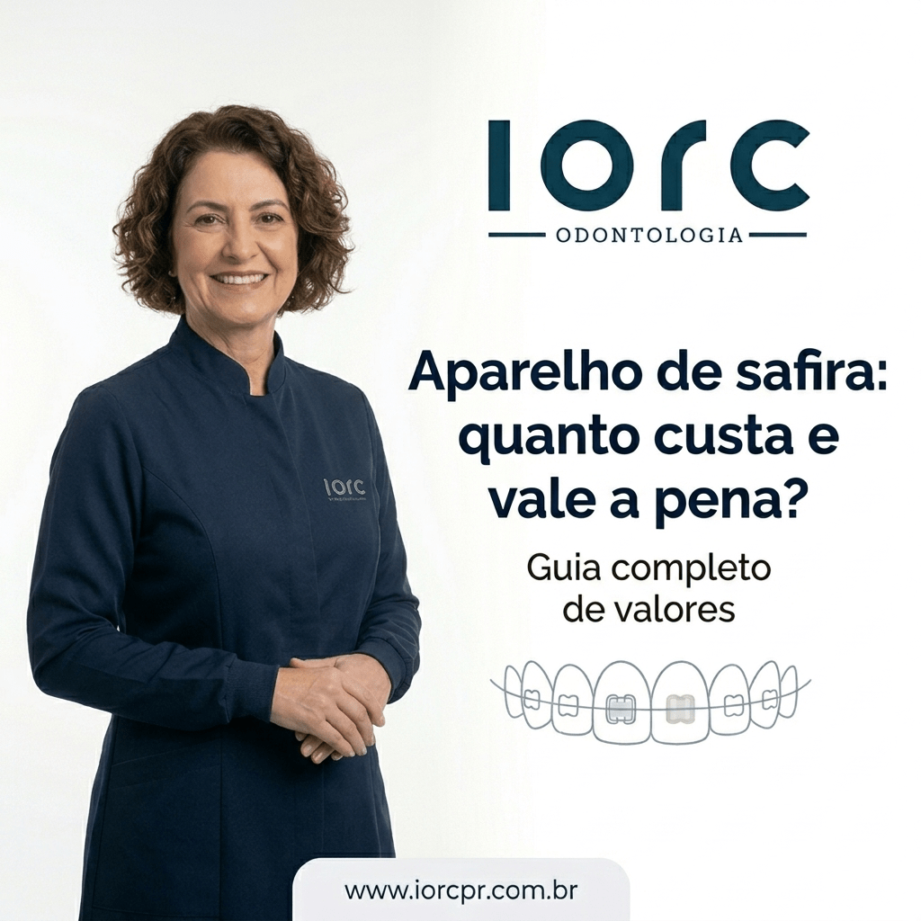 Aparelho de safira: quanto custa e vale a pena? Guia completo de valores - IORC Odontologia